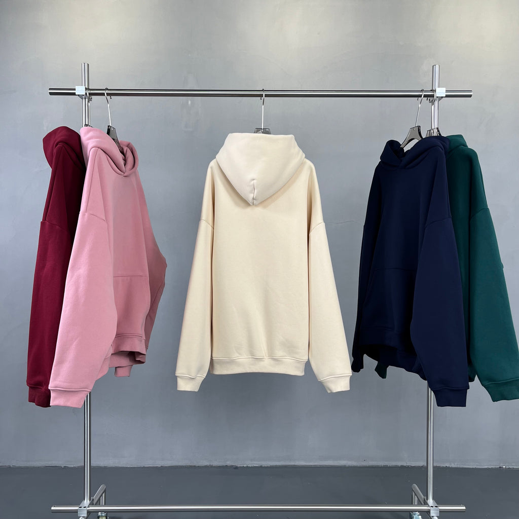 Manufacturer Hoodies Custom Fleece High Quality Blank Distressed Embroidery Heavyweight Streetwear Fashion Mens Hoodies