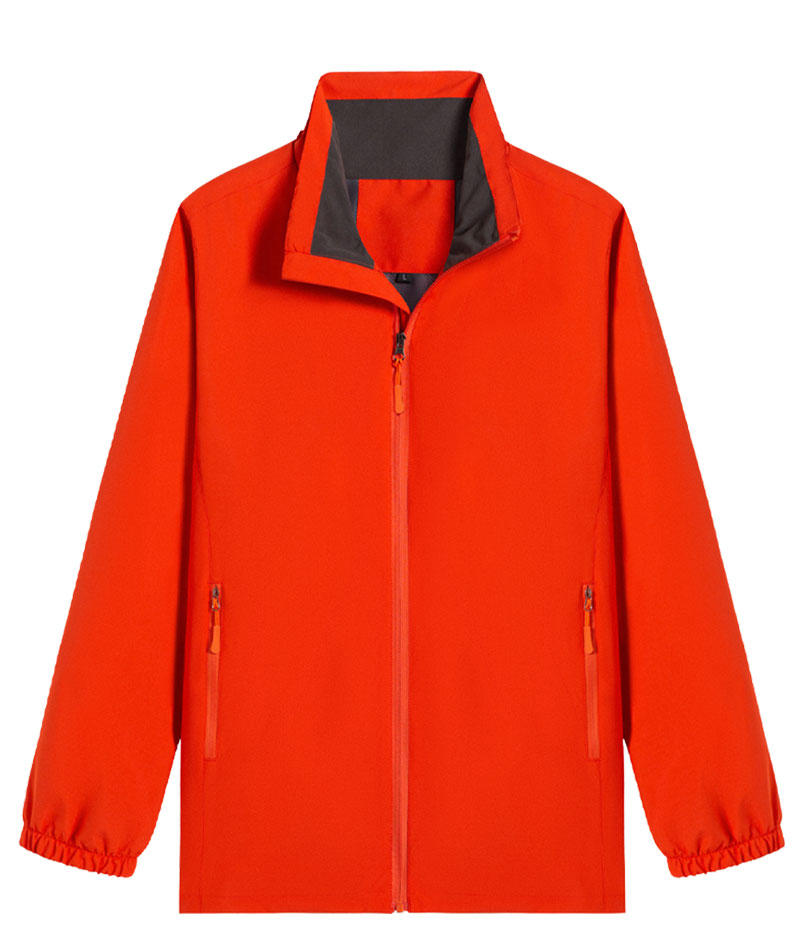 Custom 5 Color Crew Neck Jacket Raincoat Trench Coat Fiber High Grade Mesh Fabric Lining+four Sided Elastic Waterproof Fabric