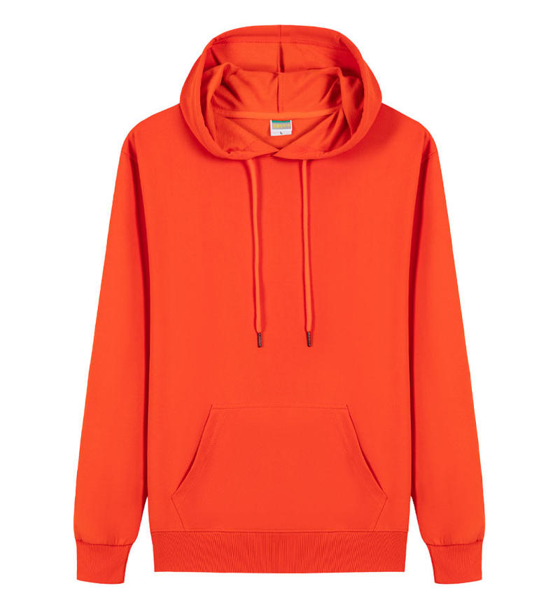 Wholesale Hoodies Available 9 Color All Polyester Lightweight Hooded Sweatshirt High Quality Hoodie Unisex Free Sample Hoodie