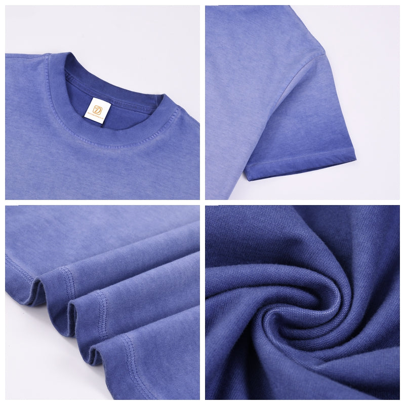 Oem Custom T-shirt Vintage Custom Hot Selling High Quality Washed Summer Printing 100% Cotton Streetwear Men's T-shirts