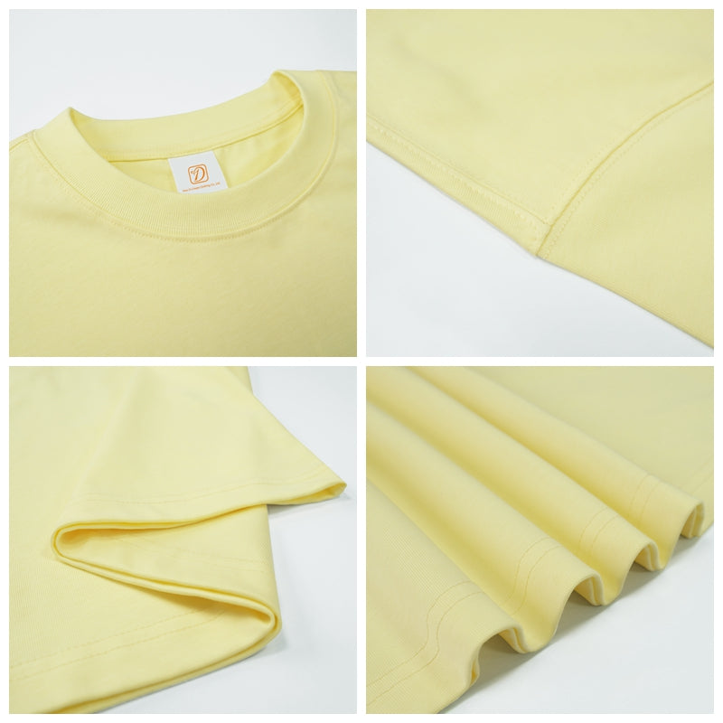 Wholesale Custom Summer T-shirt New Style Short Sleeve High Quality Drop Shoulder Streetwear Fashion Men's Cotton T-shirt