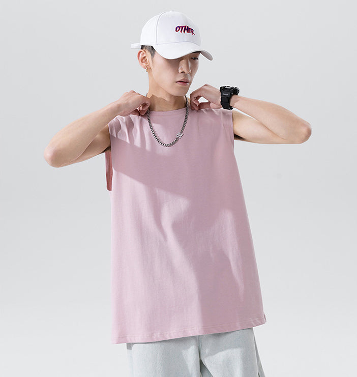 Customized t Shirts 6 Color Pure Cotton tank Top Plain Tshirts for Printing 100 Cotton Blanc American Style High Quality