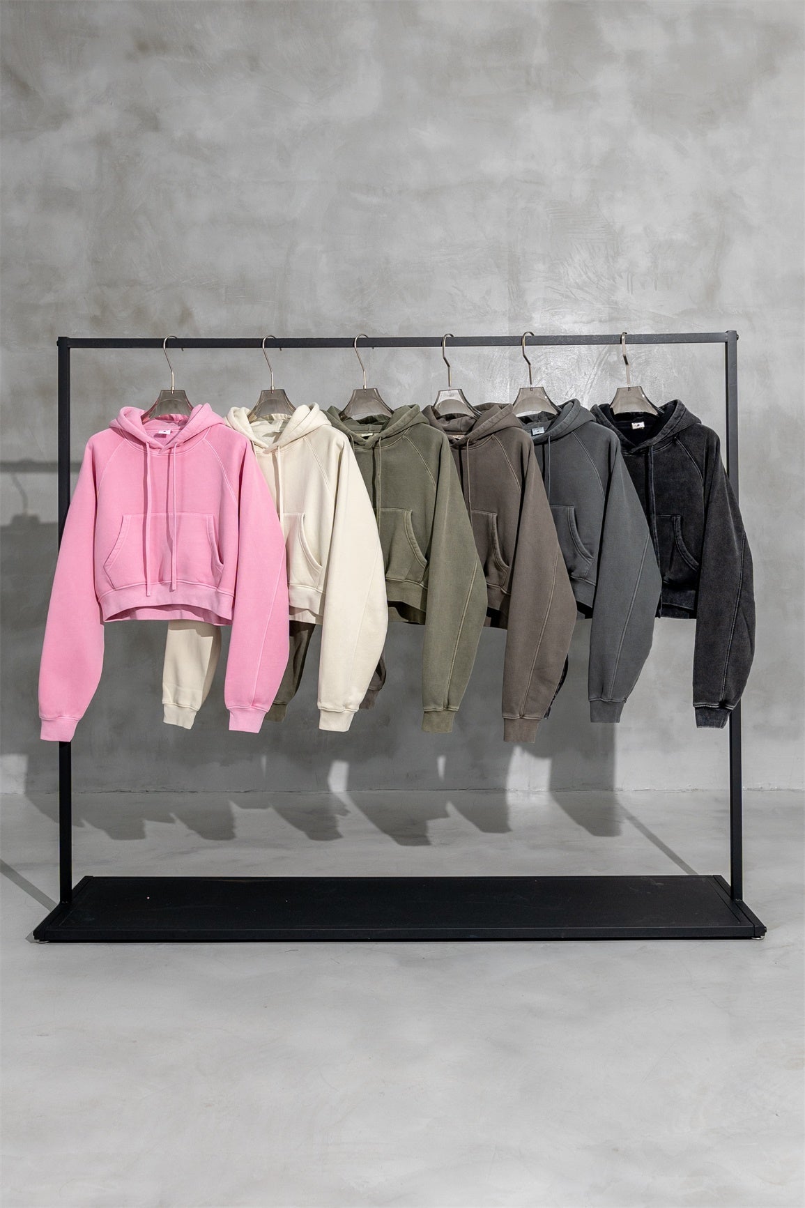 Manufacturer Hoodies Sublimation Embroidered  Cropped  Washed  Vintage Heavy Weight Streetwear High Quality Hoodie