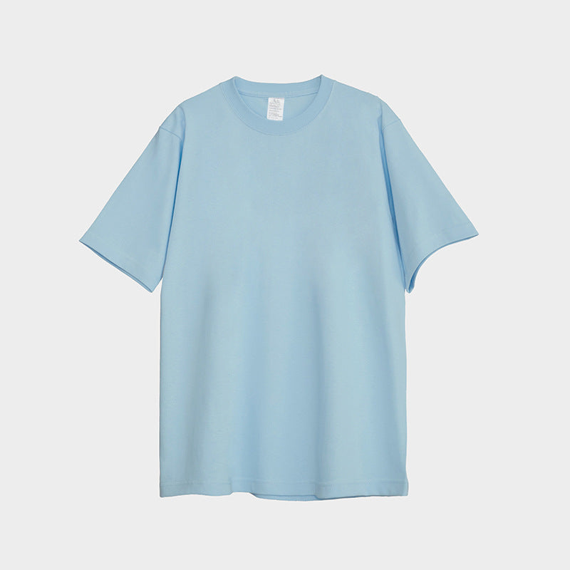 You Can Customize Your Favorite Pattern 25 Color Pure Cotton Loose and Seamless Tubular Knit T Shirt Blanks Tshirt Manufacturer