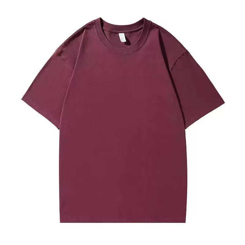 You can choose the process you like and customize the pattern for the dropped shoulder seamless heavyweight short sleeved shirt.