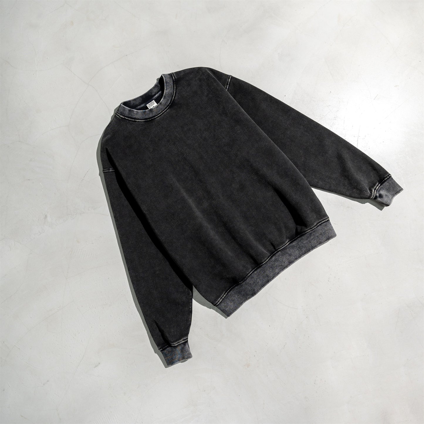 Wholesale Street Fleece Wear Custom Logo Washed Winter Vintage Pullover Wholesale Drop Shoulder Fashion Hoodies & Sweatshirts
