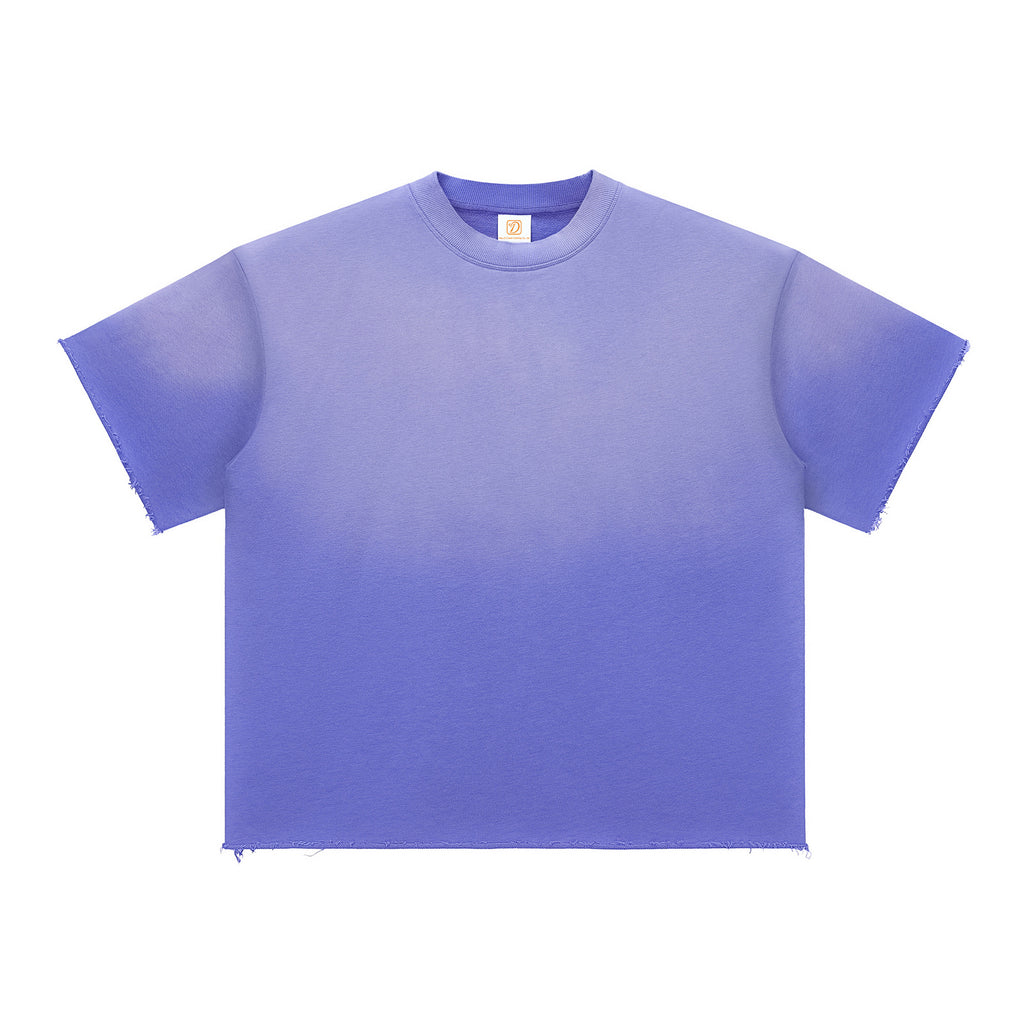 Customized t Shirts Unisex Blank High Quality Short Sleeve Puff Print Blank Streetwear Embroidered Wholesale Plain t Shirt