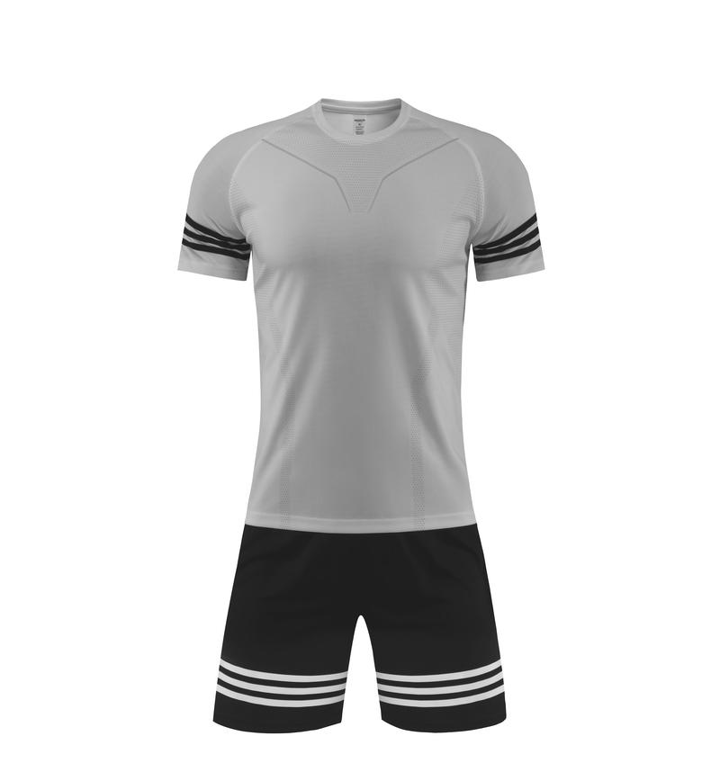 Suit Manufacturer Custom logo 100% Polyester Fiber 5 Color Children's Quick Drying Football Uniform t Shirts Suit High Quality