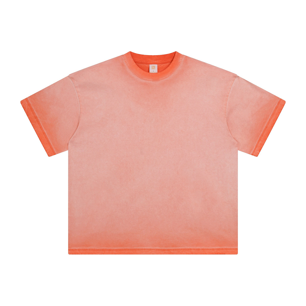 Custom Summer Short Sleeve t Shirt High Quality Round Neck Loose Acid Wash Drop Shoulder Heavy Cotton Casual Streetwear T-shirts