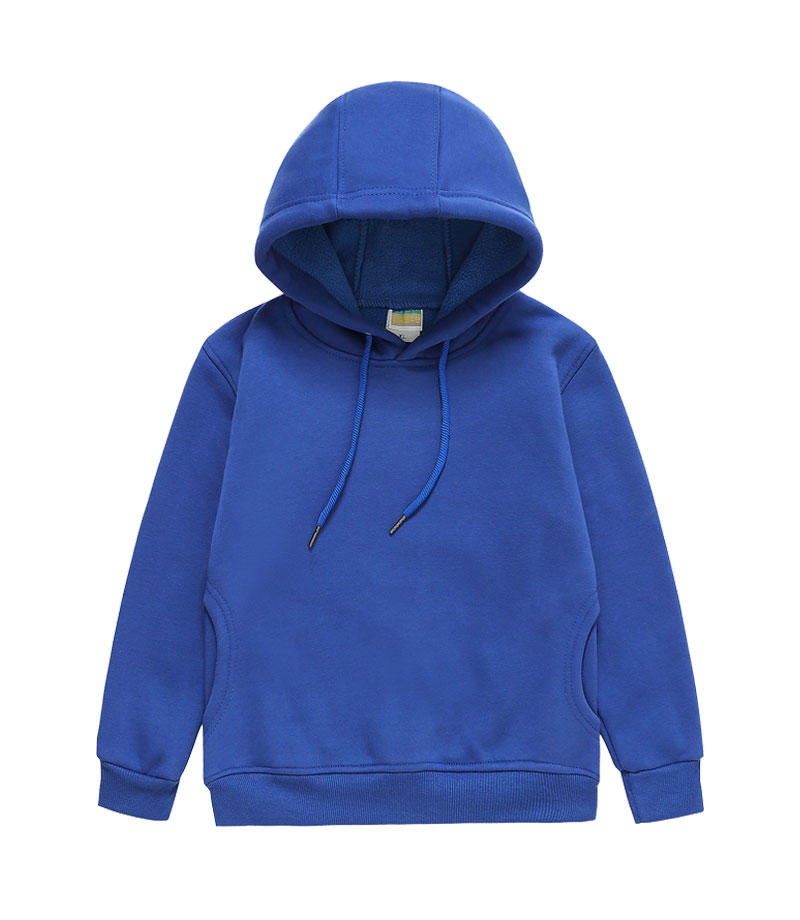 11 Color Fleece Children's Sweatshirt Plain Oversize Pullover Hoodie High Quality Heavyweight Hoodie Autumn and Winter Style