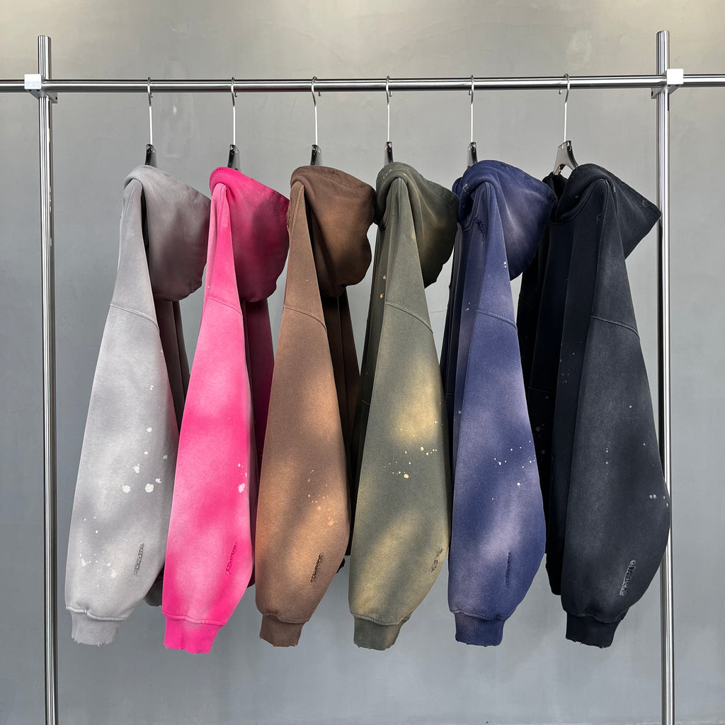 Manufacturer Hoodies Blank Vintage High Quality Washed Hoodie Thick Pullover Sweatpants and Hoodie