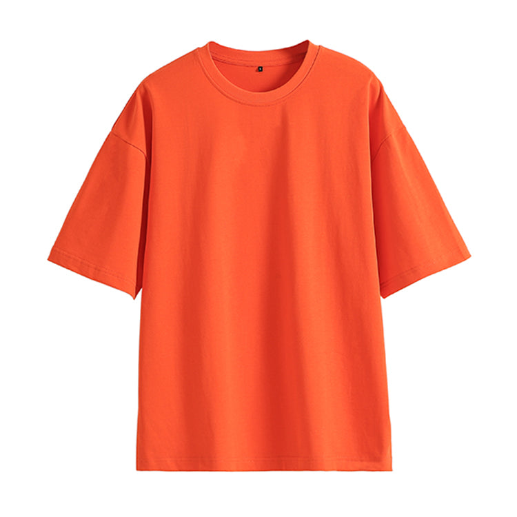 Custom Plain t Shirt 100% Cotton Multi Color Loose Drop Shoulder Blank Streetwear Distressed Heat Transfers for T-shirts