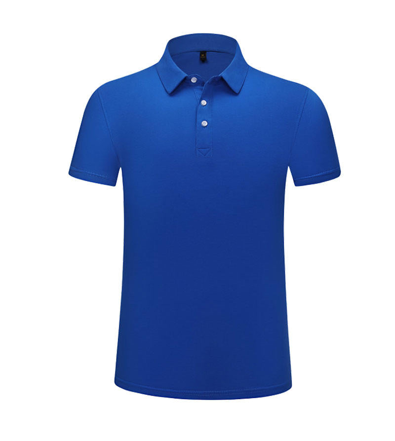 Fashion 8 Color 100% Ice Silk Cotton Short Sleeved POLO Smooth and Soft with Draping Effect Polo Tshirt Unisex Summer Version