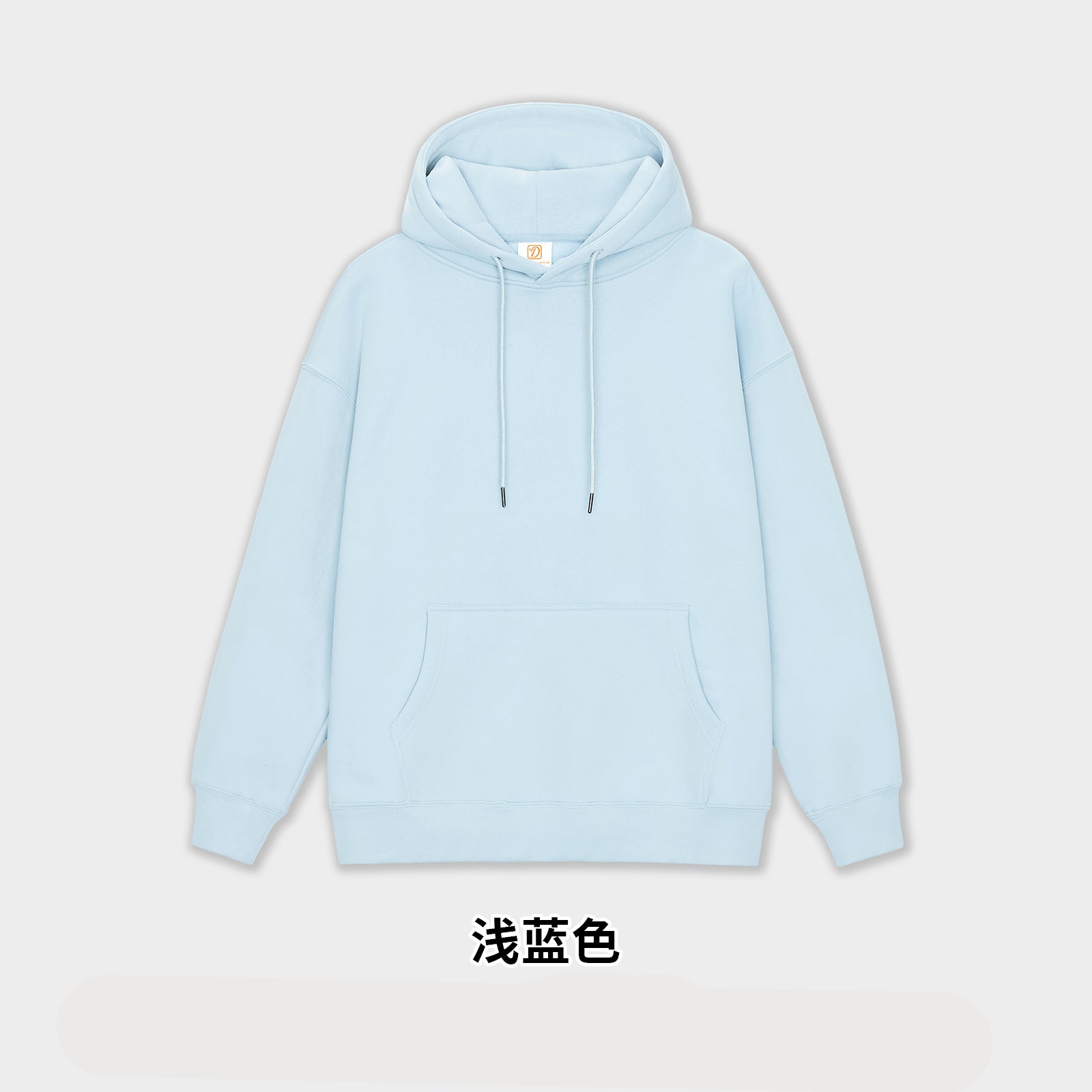 Pullover Custom Logo Unisex Fashion High Collar In-Stock Solid New Design Custom Heavyweight Streetwear High Quality Hoodies