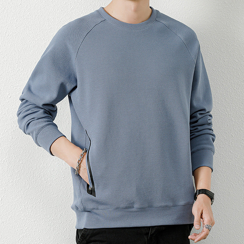 Wholesale Fleece Round Collar Fleece Sublimation Custom Puff Print Blank Pullover Heavyweight Streetwear Hoodies