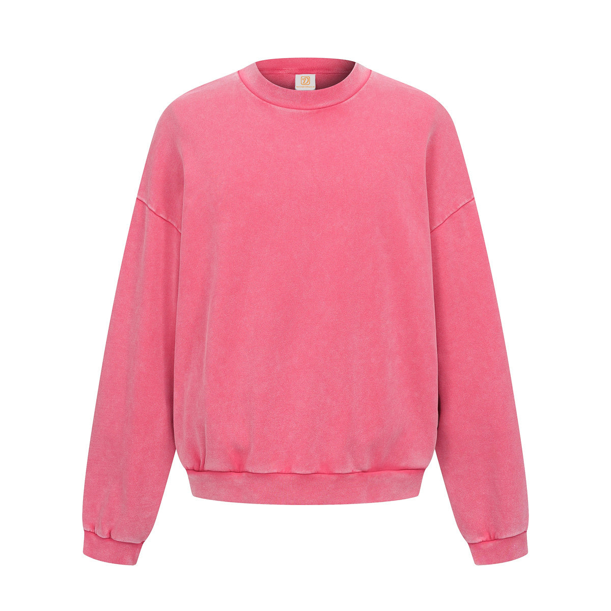 Hot Selling Round Neck 100% Cotton High Quality Sublimation Streetwear Oversized Pure Color Vintage Printing Heavy Weight Hoodie