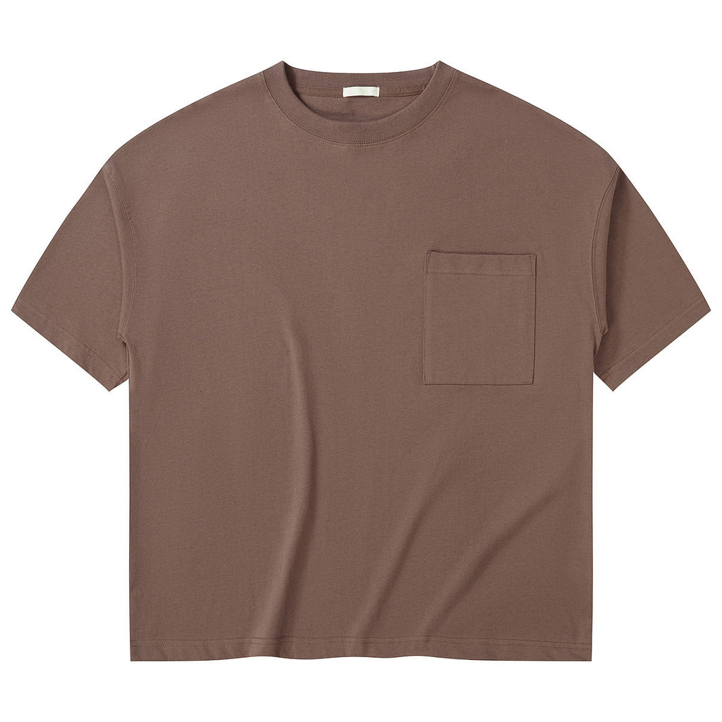 100% Cotton Oversized Tshirt Streetwear Loose High Quality Blank Pure Color Custom Puff Printing Personalized Men's T-shirts