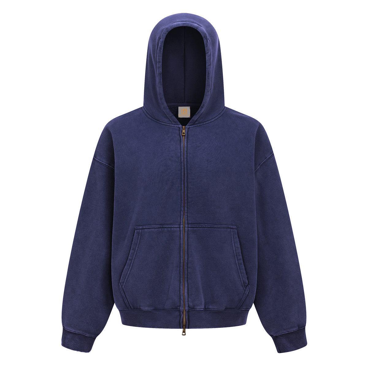 Unisex Hoodie Short Sleeved BOXY Style Zipper Coat with Water Washed Tie Dye Print Hoodie Zip up Hoodie Fall and Winter Style