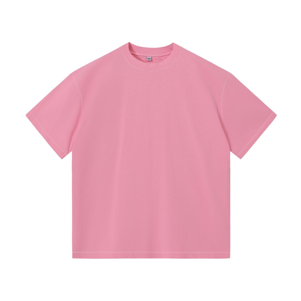 Heavyweight Washed 100% Cotton Streetwear Distressed Printer Round Neck Vintage Drop Shoulder Custom T Shirt with High Quality