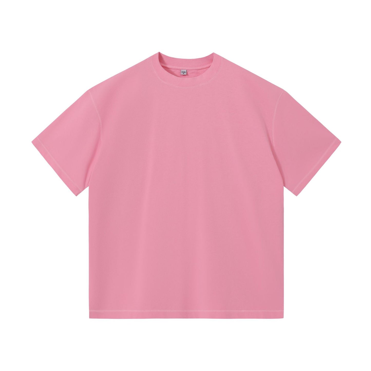 100% Cotton Partially Distressed Short Sleeved T Shirt Heavy Water Washed Short Sleeved  Customize Your Own Exclusive Design