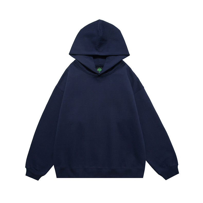 Wholesale Manufacturers Hoodies Streetwear Custom logo High Quality Loose Blank Pure Color Fleece Men's Hoodies & Sweatshirts