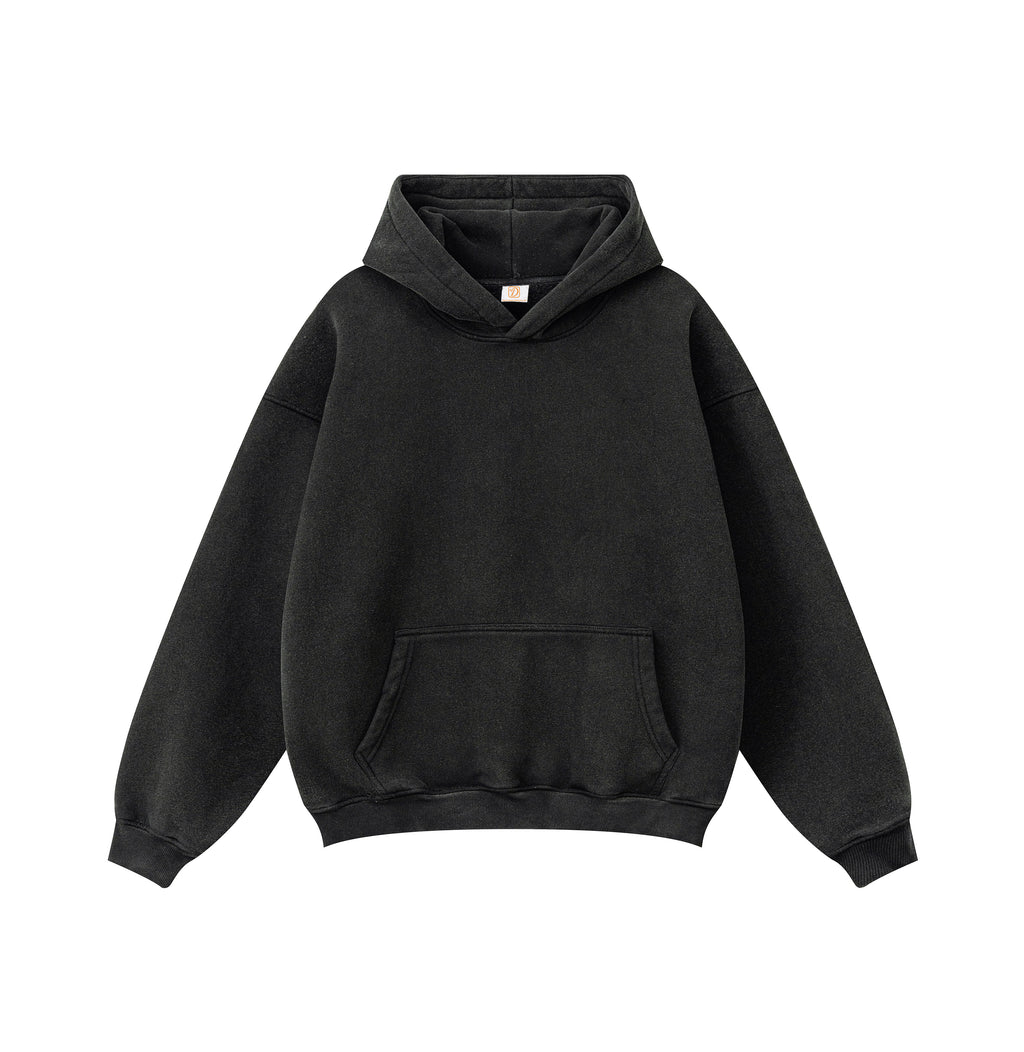 Custom Vintage Blank High Quality 340G Heavyweight Streetwear Screen Printed Sublimation Drop Shoulder Fashion Cheap Hoodies