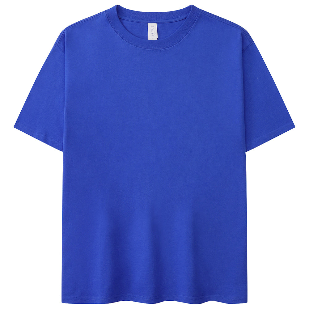 Mens Fashionable t Shirts Custom logo Pure Color Blank High Quality 100% Cotton Round Neck t Shirt for Men High Quality