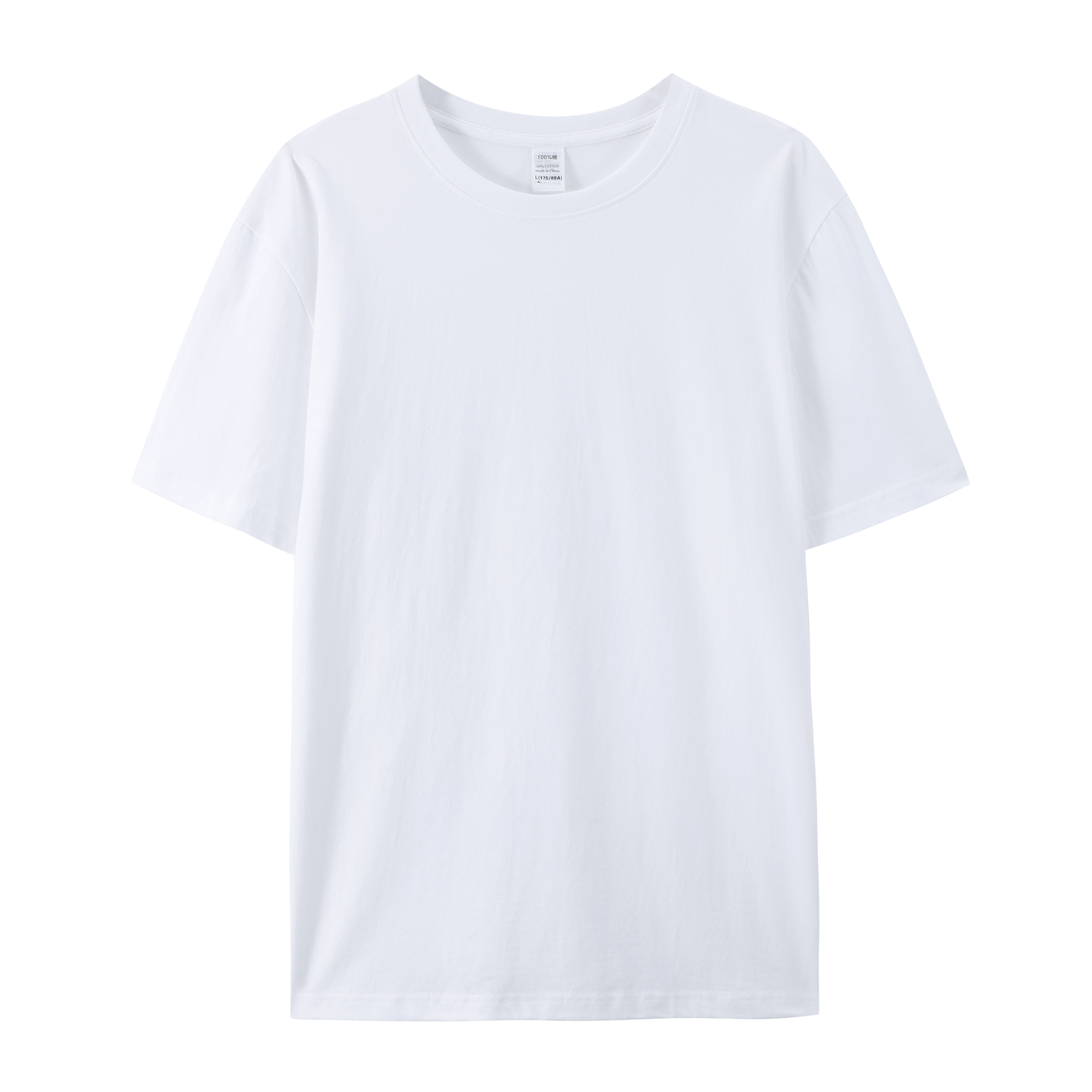 Men's Cotton T-shirt Streetwear New Style High Quality Embroidery logo Round Neck Wholesale Custom Puff Printing T-shirt