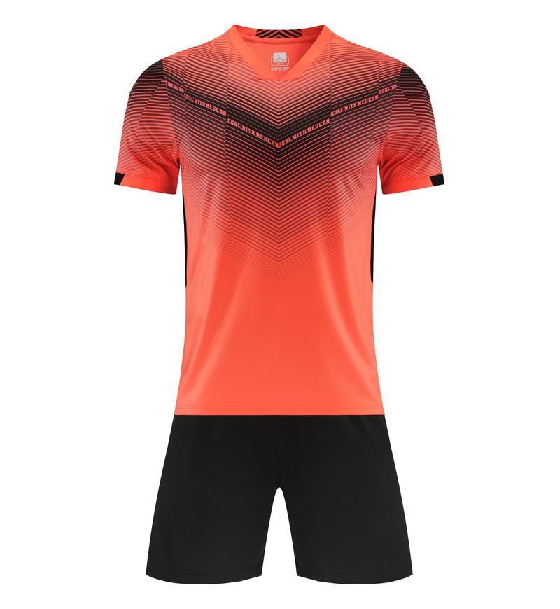 Suit Manufacture Men's and Women's 100% Polyester Fiber 7 Color Quick Drying Football Uniform Set Fashion Casual Version