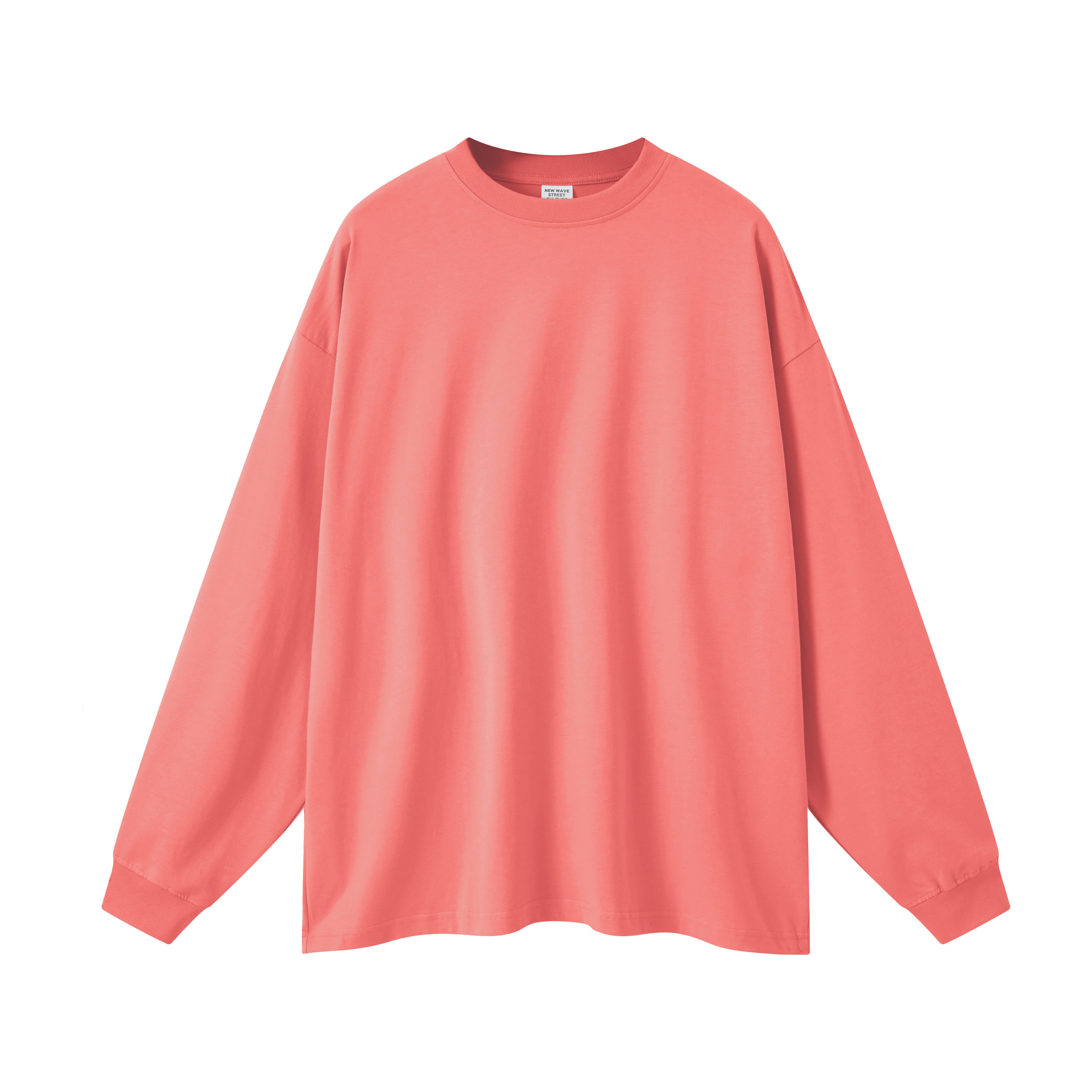 OEM Custom Long Sleeve T-shirt High Quality New Design Embroidery logo Heavy Cotton Blank Casual Streetwear t Shirt for Men