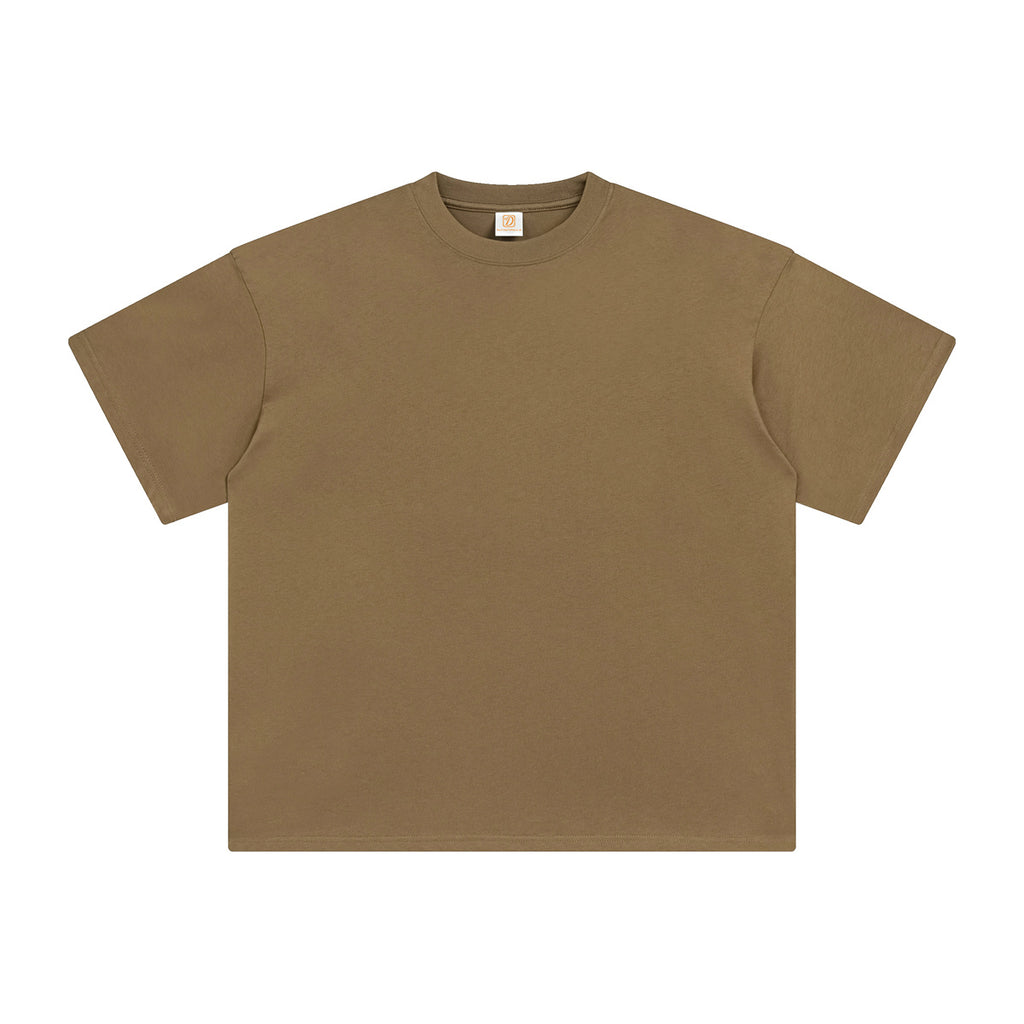 Oversized Basic Loose Drop Shoulder Sublimation 100% Cotton Screen Printed Short Sleeve Fashion Men's Printed T-shirts