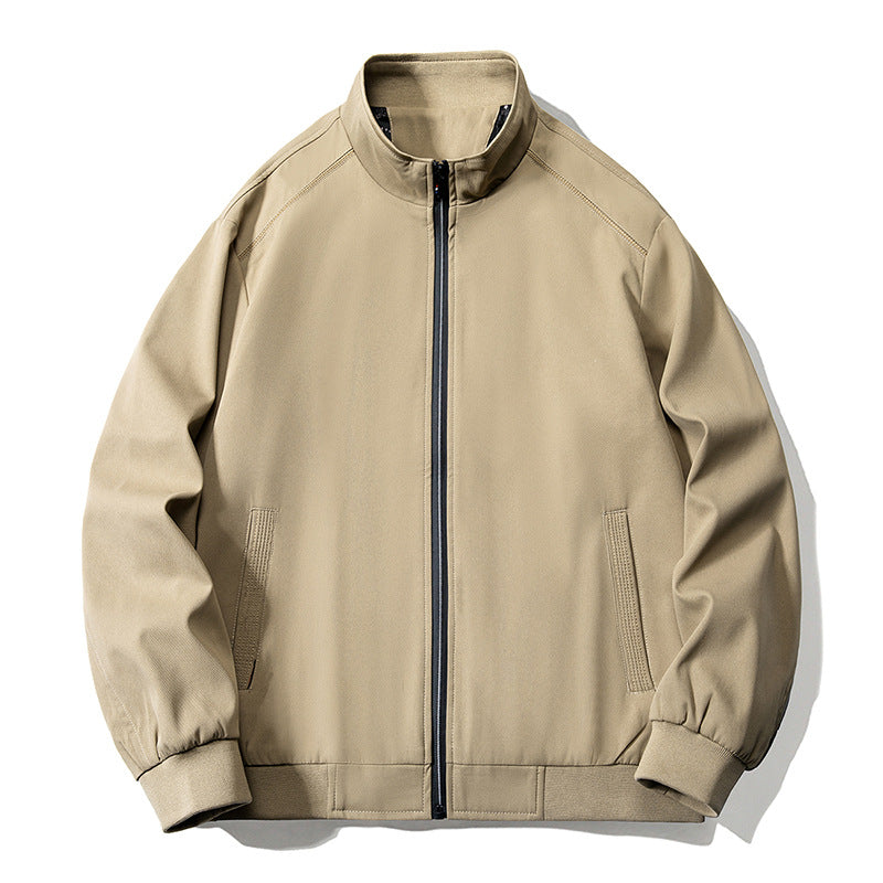 3 Color Men's Short Style Workwear Jacket with a Stand up Collar Customize Your Own Exclusive Design High Quality Jacket
