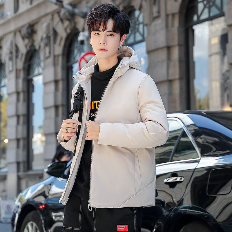 Fall and Winter Style Full Zipper Plaid Stand up Collar Jacket Men's American High Street Long Sleeved Loose Fitting Coat