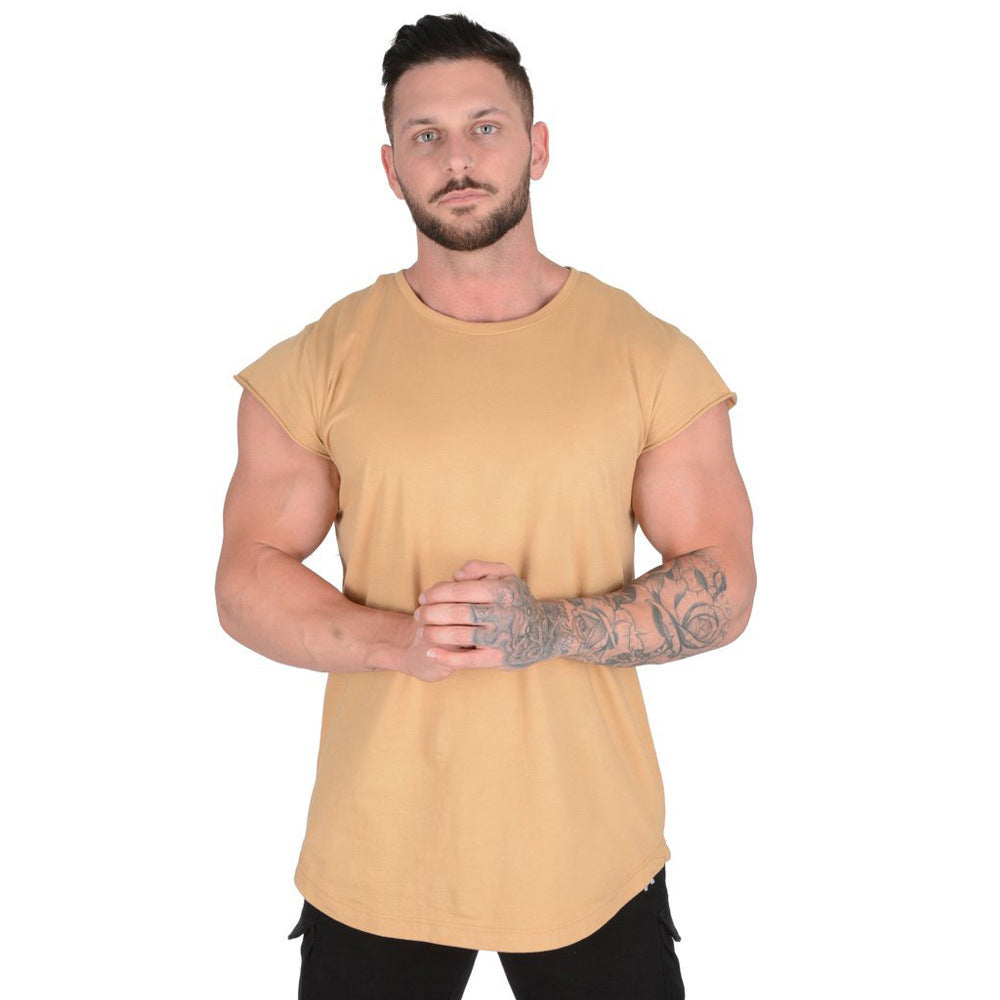 Hip Hop T-shirt Five Color Blank Curved Hem Round Neck T-shirt Printing Custom Streetwear Custom Print Tshirt High Quality