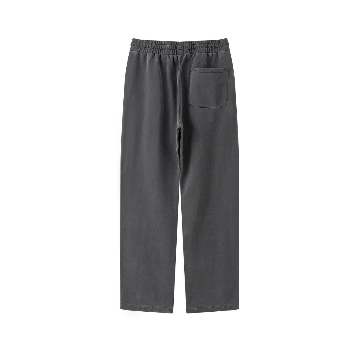 Fall and Winter Style Loose Fitting Cotton Casual Brand Sweatpants Straight Cut Washed and Distressed Long Plain Sweatpants