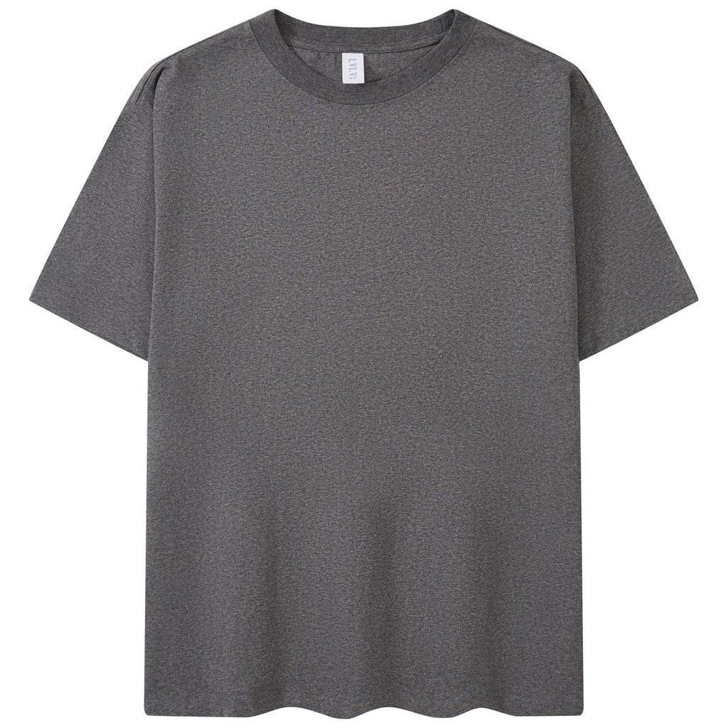 High Quality 230g O-neck T-shirts 2026 Summer 100% Cotton Custom logo Plain Streetwear Short Sleeve Fashion t Shirt for Men