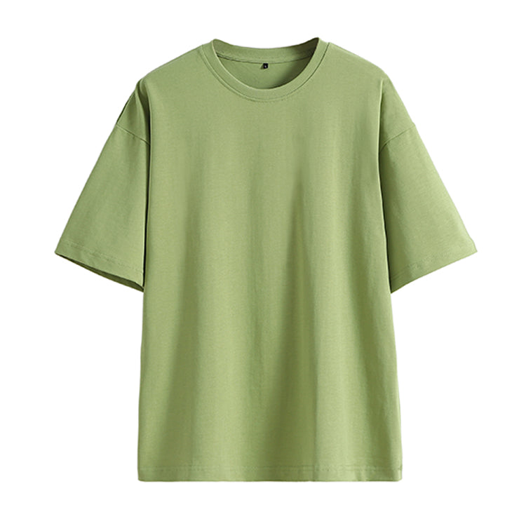 Custom Plain t Shirt 100% Cotton Multi Color Loose Drop Shoulder Blank Streetwear Distressed Heat Transfers for T-shirts