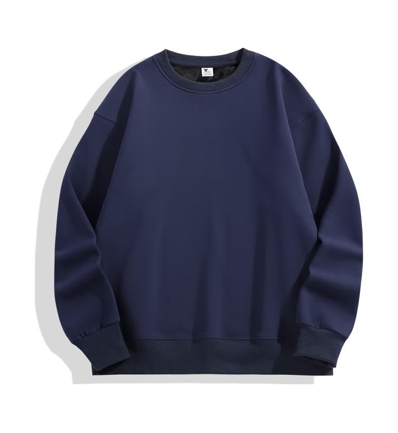 Factory Custom New Design Sweatshirts High Quality Wholesale Puff Printing Blank Cotton Crew Neck Streetwear Men's Hoodies