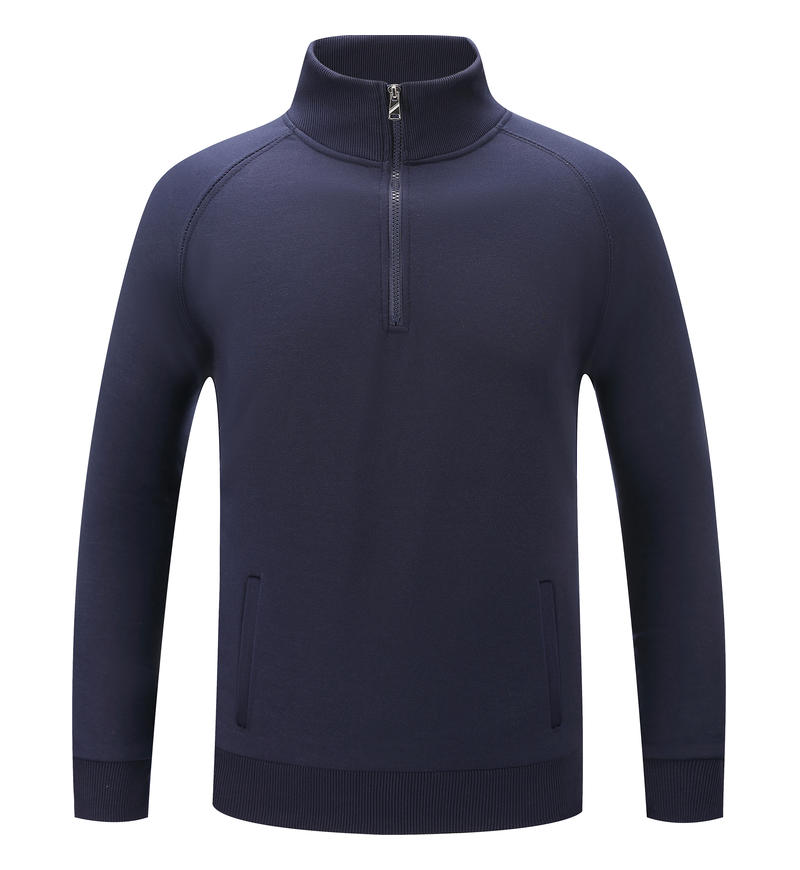 Oem Hoodie Oversize 6 Color Shoulder Insert Half Zip Stand Collar Hoodie Hoodie MAnufacturer Bulk Customize Your Own Hoodie