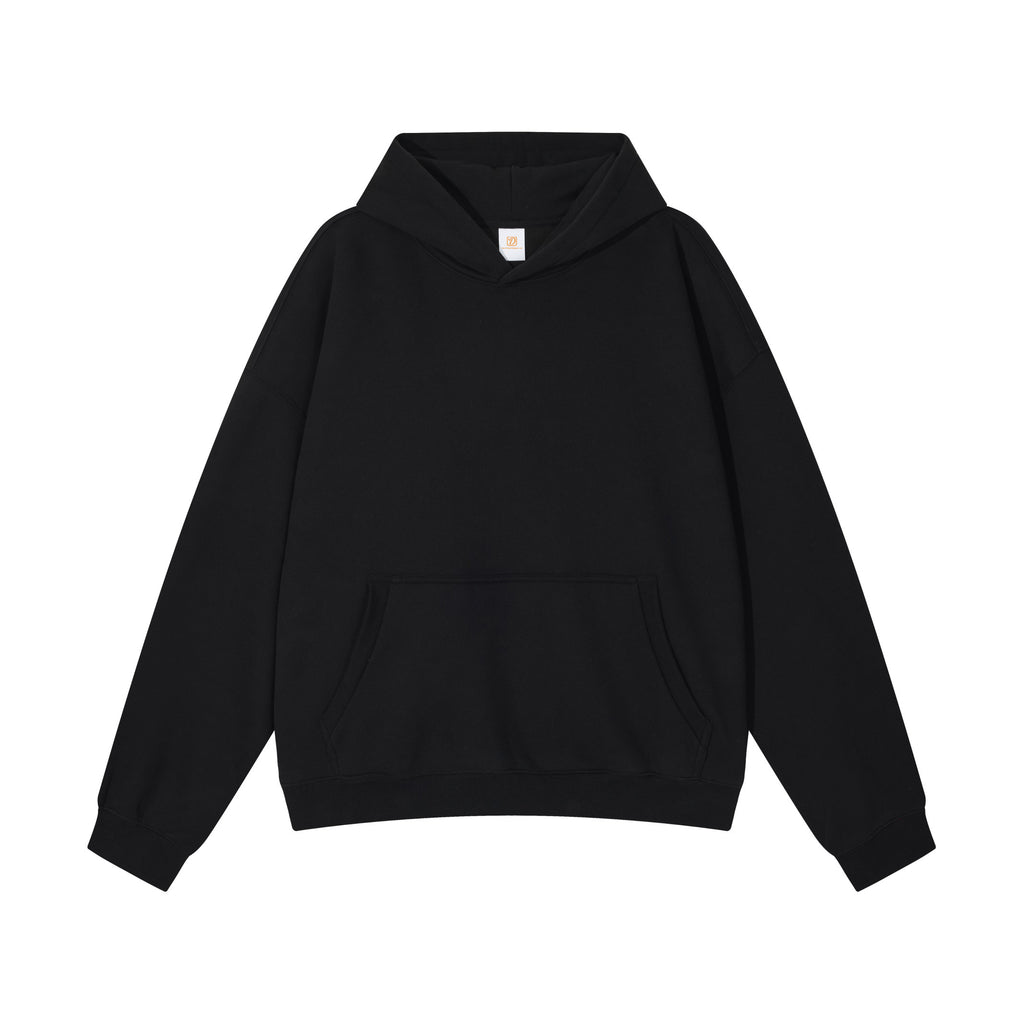 Wholesale Boxy Blank Pullover Fleece Drop Shoulder Sublimation Puff Printing High Quality Manufacturer Hoodies