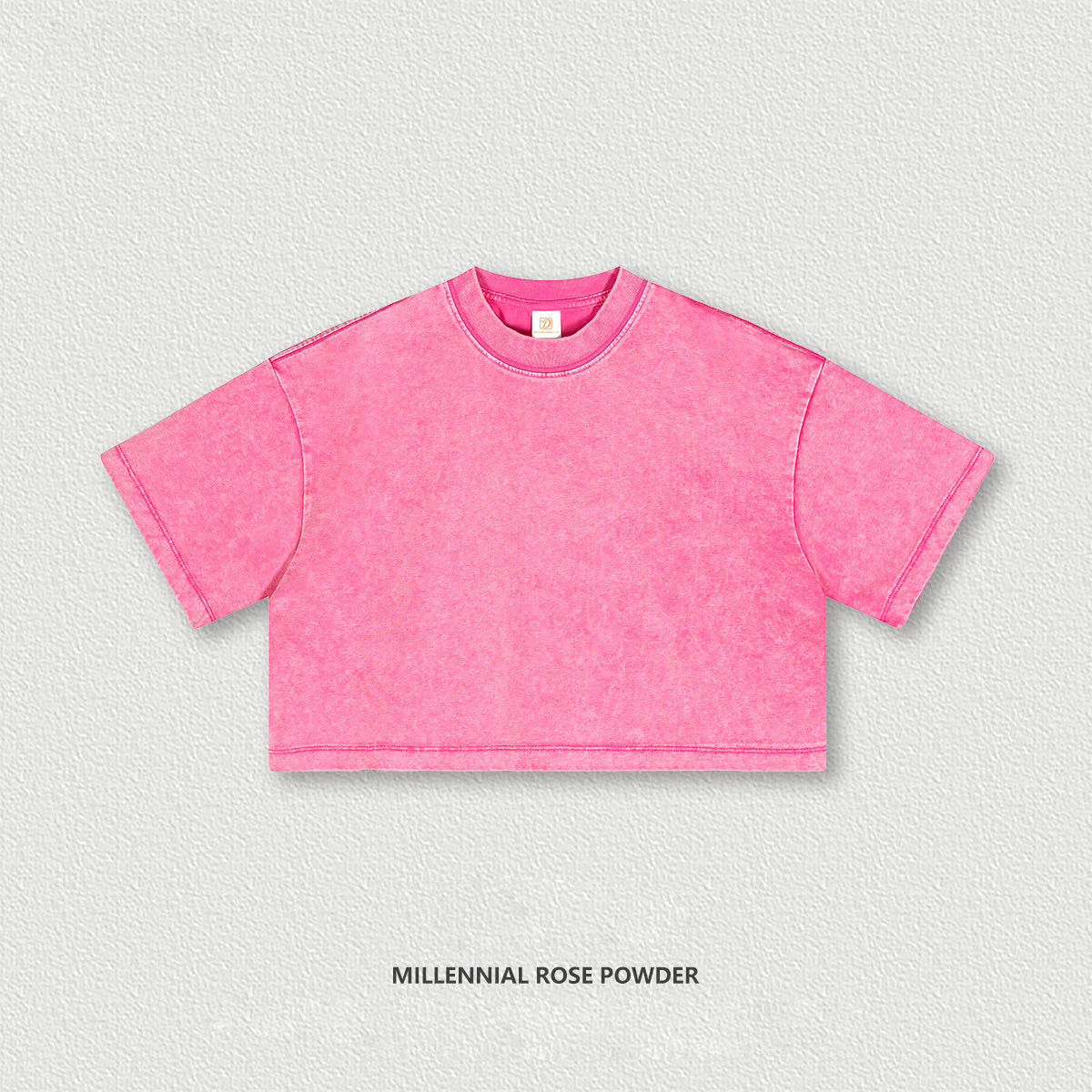 Personalized Design t Shirt Printing Custom Washing Process Short Crop Top with Exposed Neckline T Shirt Free Sample t Shirt
