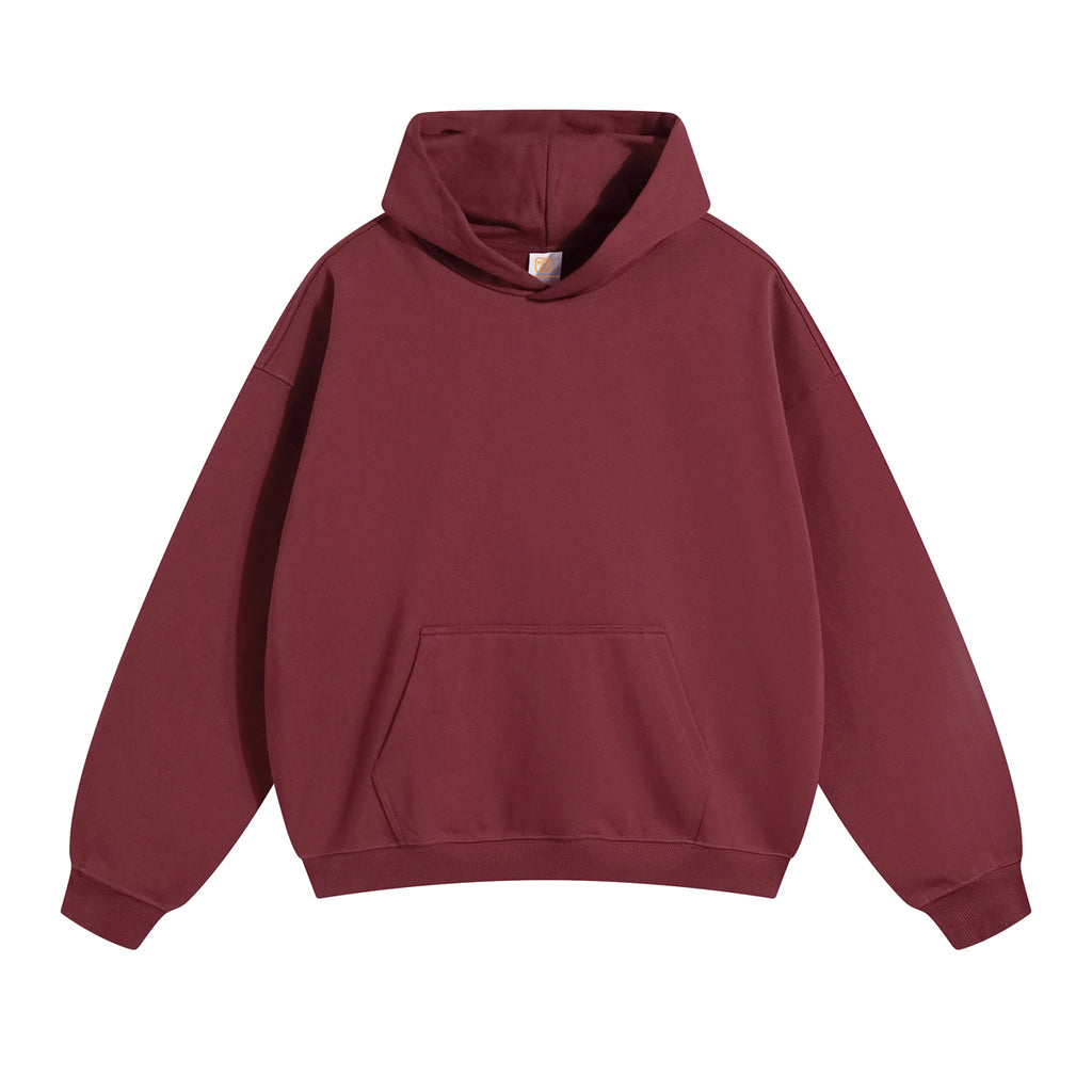 American Plain Style 430 Grams Heavyweight Fleece Hoodies Pullover Vstreetwear Unisex Puff Print  Hoodies High Quality