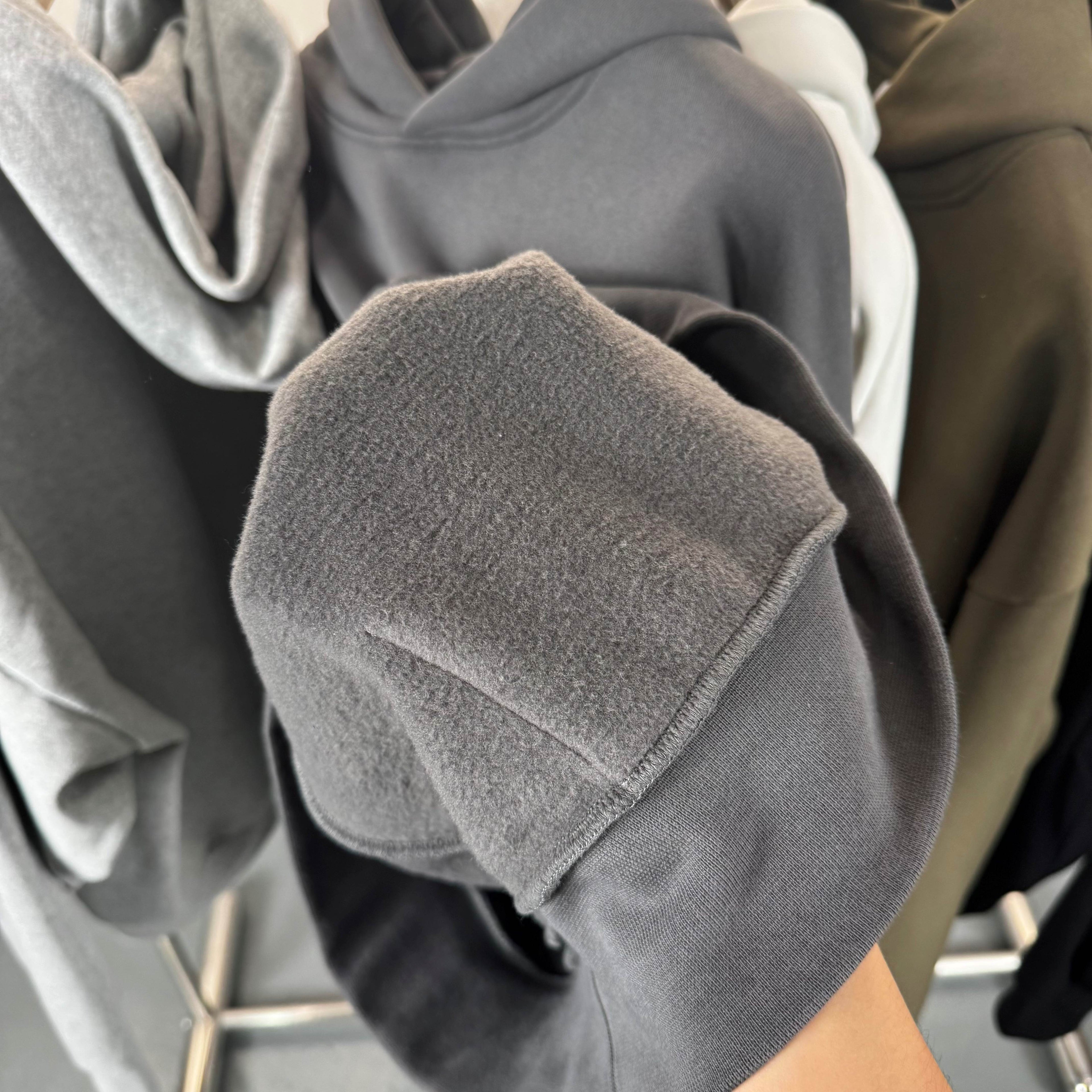 Heavyweight Custom Blank Pullover Fleece High Quality Drop Shoulder Streetwear Fashion Winter Thick Hoodies