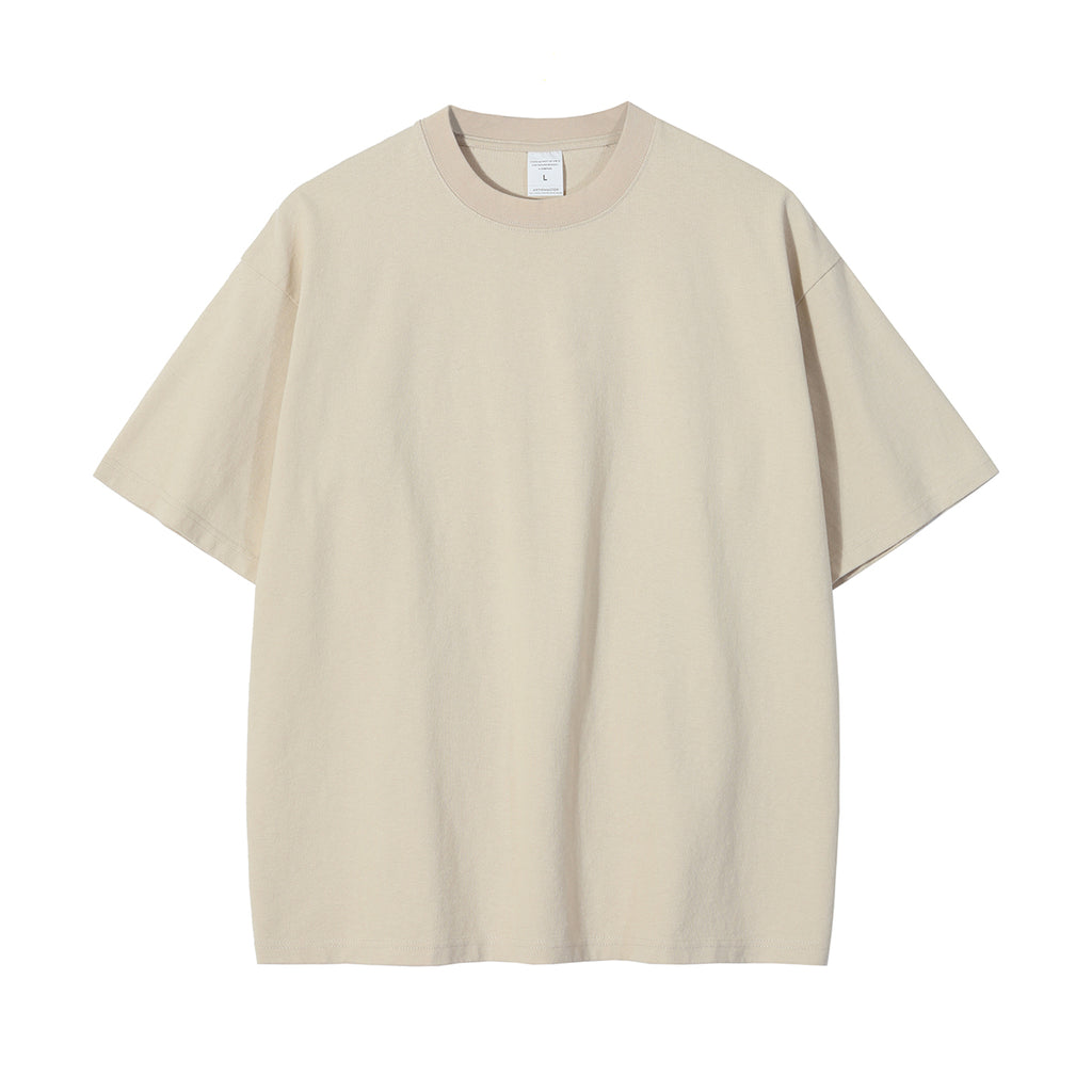 100% Cotton t Shirts High Quality Custom logo O-neck Blank Heavyweight Wholesale Streetwear Dtf Transfers for t Shirts