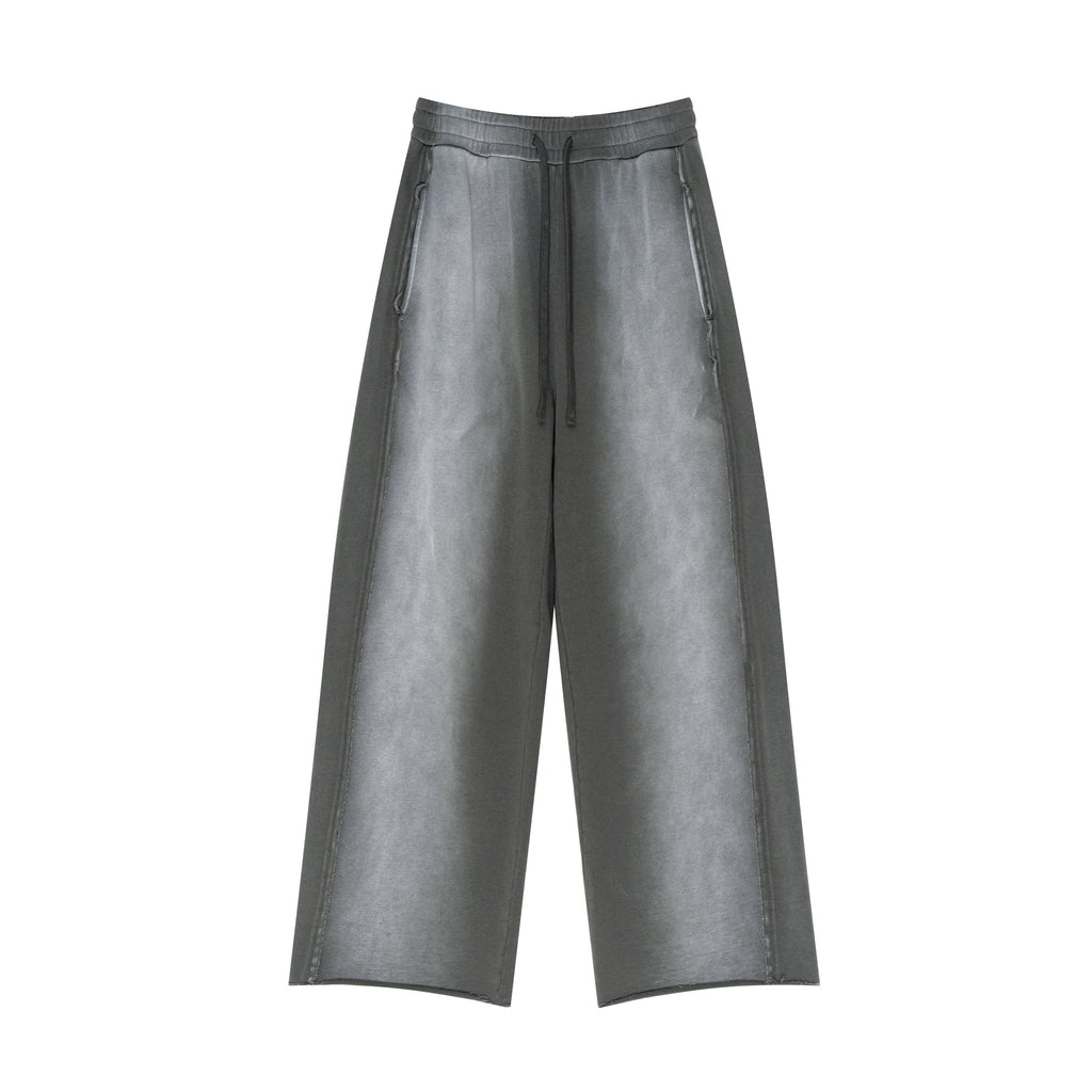 Men's Streetwear Sweatpants Custom Design logo Distressed Embroidery Heavy Cotton Fashion Wholesale Cheap Price Sweatpants