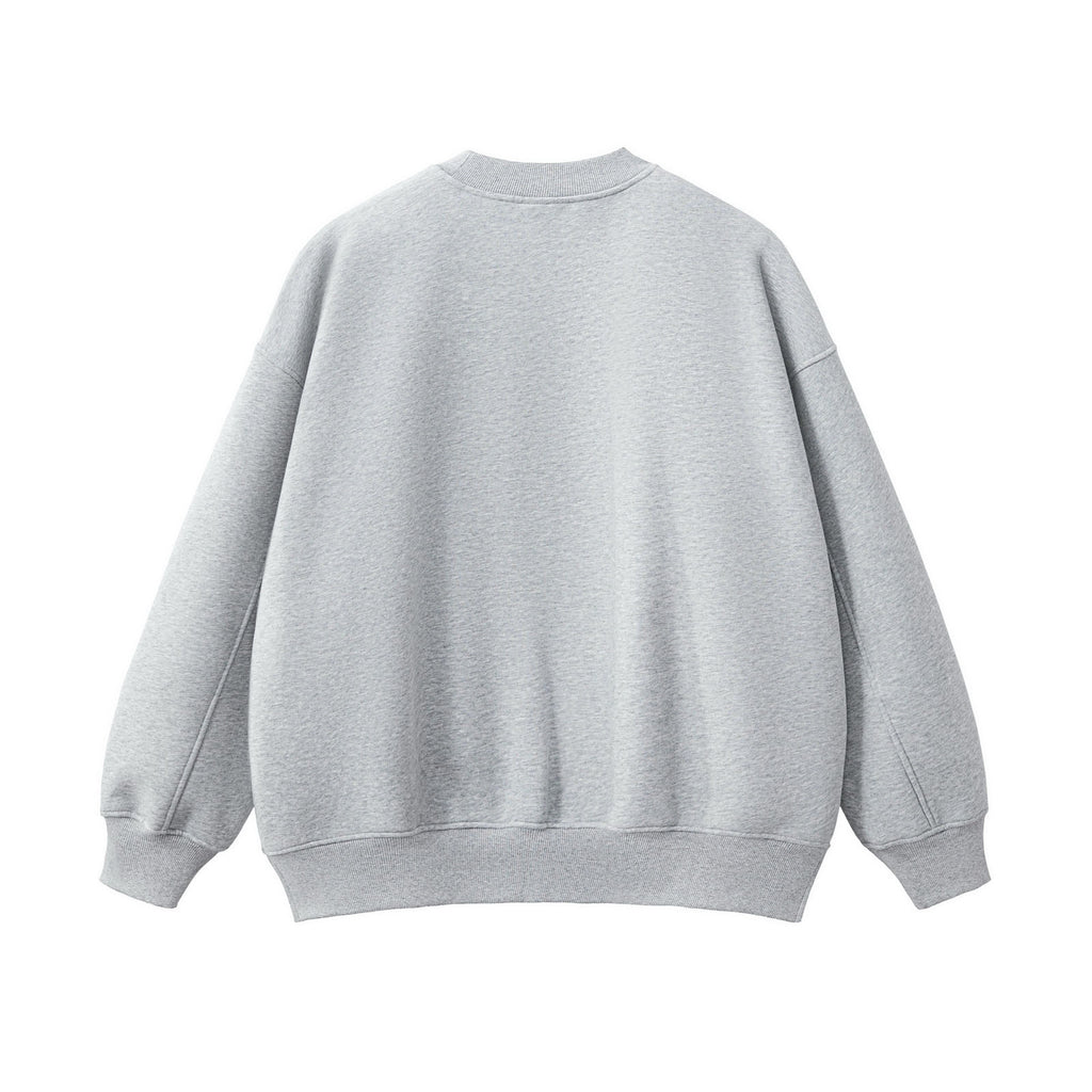 O-neck Fleece Custom Puff Printing Heavyweight 2026 New Style Fashion High Quality Pure Color Hoodies and Sweatshirts