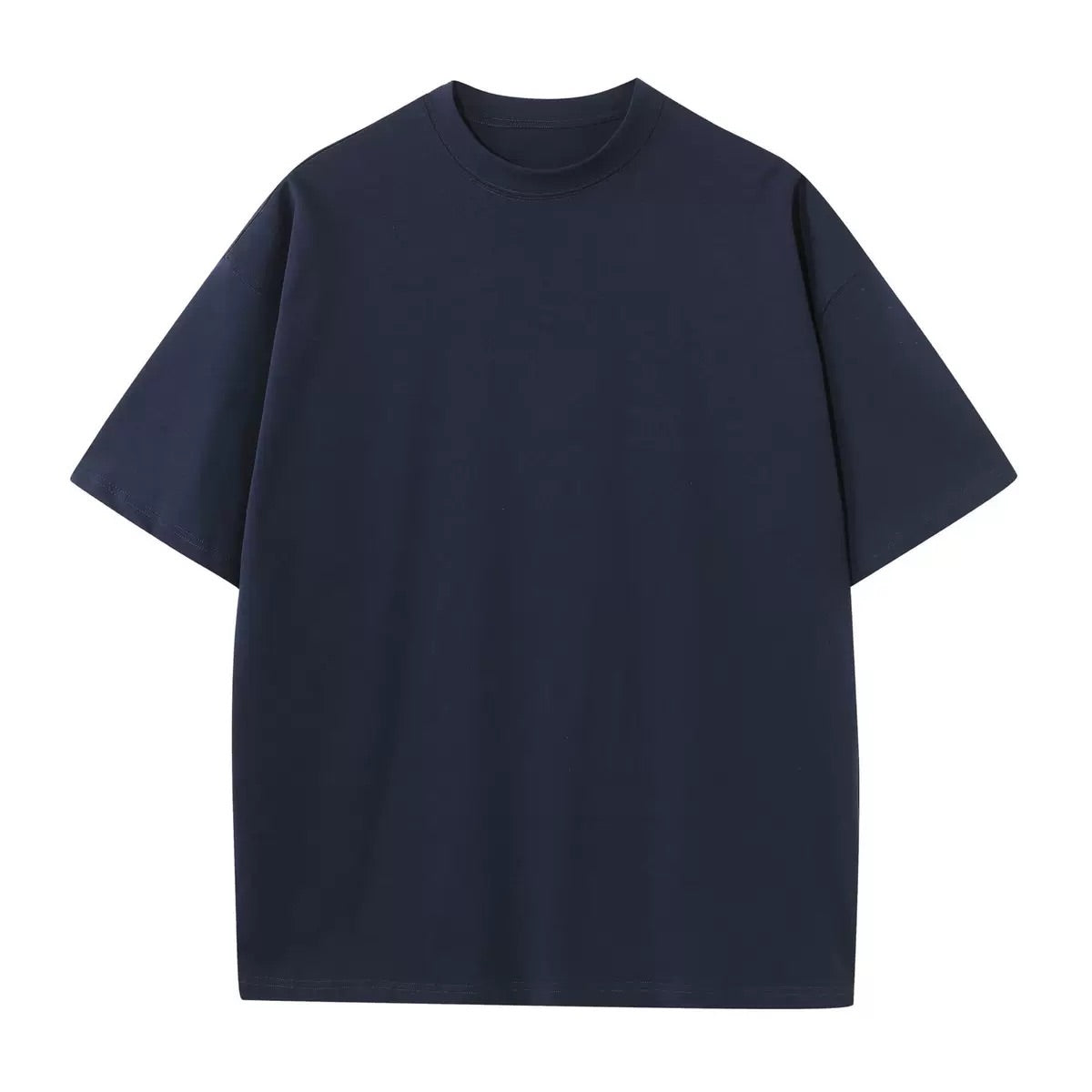 Tshirts Wholesale 7 Color 230g Pure Cotton Heavyweight Drop-shoulder Short Sleeved T-shirt Personalized American Style T Shirt