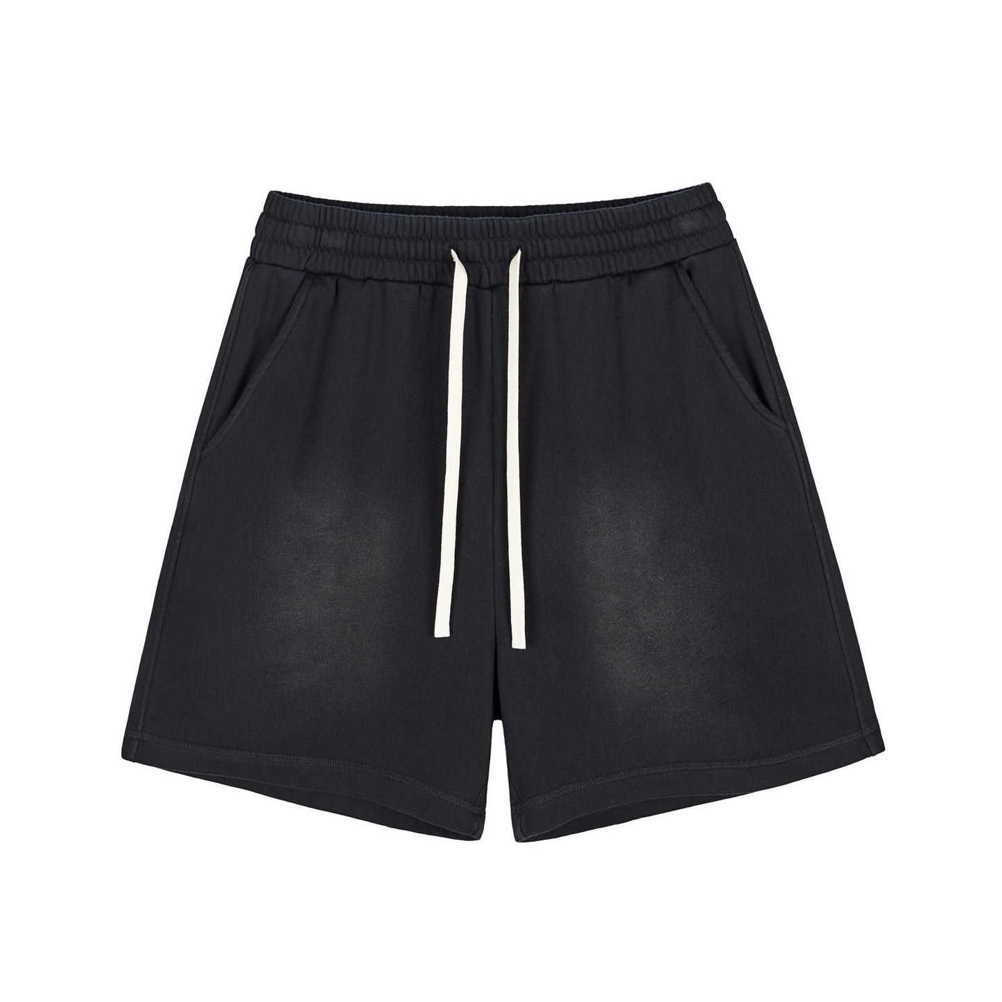 Customized Shorts Washed Distressed Looped Heavy Duty Horsehair Print Shorts Plain Shorts for Printing Plain Oversized Unisex