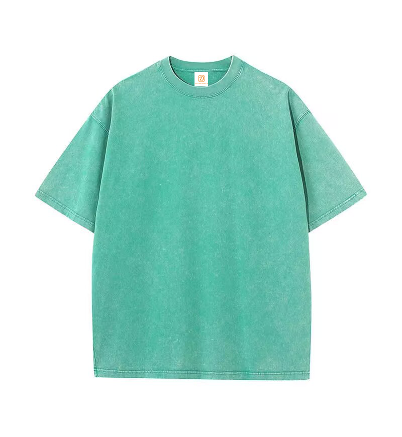 Custom logo Design T-shirt High Quality 2026 Summer Round Neck Streetwear Vintage Heavyweight Drop Shoulder Wholesale T-shirt