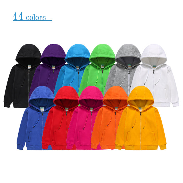 Custom Zip Polar Fleece Pure Color Heavyweight Streetwear Unisex High Quality Baby Winter Drop Shoulder Fashion Wholesale Hoodie